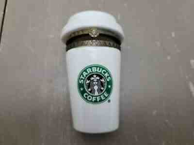 Very Rare Starbucks Take Out Cup Limoges Trinket Holder Box - Sold on eBay Jul 13, 2021 for $35.00