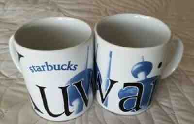 Starbucks Kuwait Coffee Cup City Mug Collectors Series 12 oz 1999, Set of 2 - Sold on eBay Aug 30, 2021 for $10.00