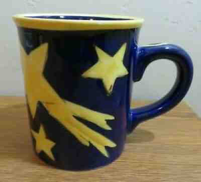 Starbucks 2000 Barista Cup Mug STARS Blue & Yellow Large Celestial - Sold on eBay Aug 04, 2021 for $12.99