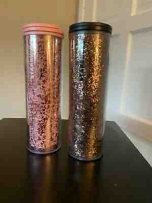 Starbucks pink gold travel tumblers Lot 2 New Label - Sold on eBay Sep 21, 2021 for $20.00