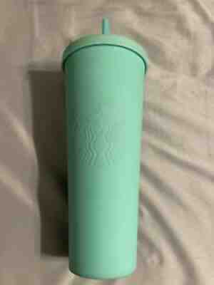 RARE Starbucks matte teal tumbler - Sold on eBay Sep 16, 2021 for $150.00