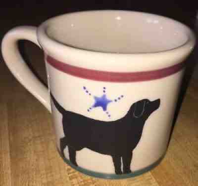 Rare HARTSTONE Pottery STARBUCKS Barista Mug BLACK LAB Dog Hand PaintedÂ  - Sold on eBay Aug 09, 2021 for $38.00