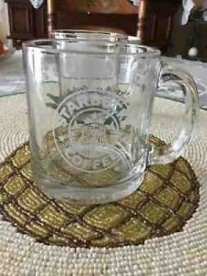 2 Starbucks Clear Glass Coffee Mug Cup Etched Logo Siren Mermaid USA - Sold on eBay Aug 10, 2021 for $14.99