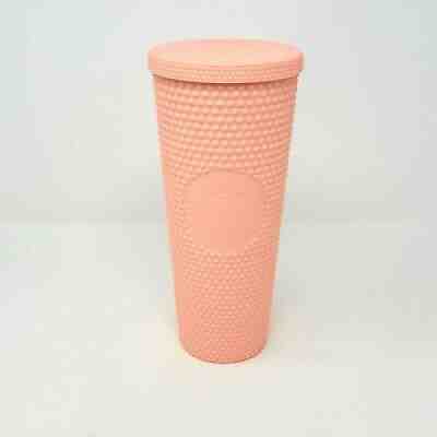 Starbucks Tumbler diamond studded Pink Matte 24oz tumbler Cup w/Lid no straw - Sold on eBay Aug 28, 2021 for $36.00