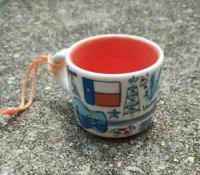 Starbucks Texas Been There Series Collection Mini Coffee Tea Cup Mug Ornament TX - Sold on eBay Jun 27, 2021 for $13.99