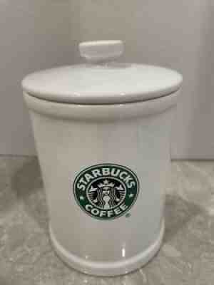 2008 Small Starbucks Canister Jar Coffee 6â? ceramic. Preowned - Sold on eBay Sep 16, 2021 for $19.99