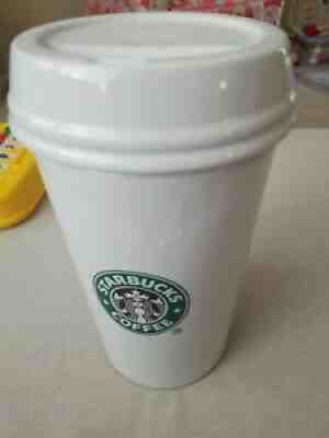 Starbucks 2006 Ceramic Siren Coffee Canister Cookie Jar With Lid Huge Cup - Sold on eBay Aug 06, 2021 for $12.00