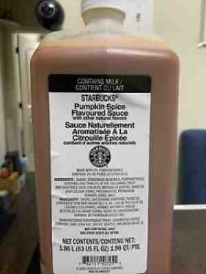 Starbucks the Pumpkin Spice Sauce 63 oz brand new - Sold on eBay Sep 20, 2021 for $54.00
