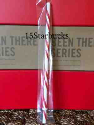 Starbucks Reusable Candy Cane Stripe Straw Holiday 2018 - Sold on eBay Sep 09, 2021 for $8.99
