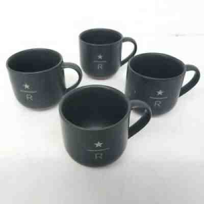 x4 Starbucks Reserve Roastery & Tasting Room Mug Charcoal R Logo 8oz - Sold on eBay Aug 22, 2021 for $13.50