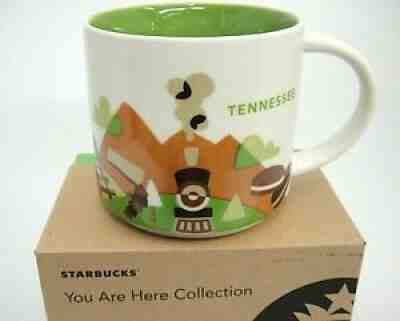 Starbucks Tennessee You Are Here Mug 14 ounce Train Moon Pies Guitar NIB - Sold on eBay Sep 18, 2021 for $14.24