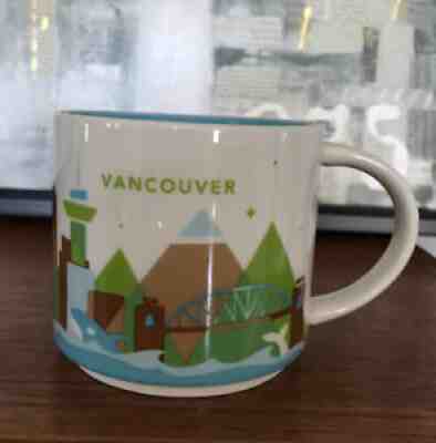 Starbucks You Are Here Mug VANCOUVER 14oz Coffee Cup Collection 2015 - Sold on eBay Sep 06, 2021 for $20.00