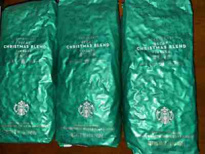 3 Bags Starbucks DECAF Christmas Blend 2016 Whole Bean Coffee BB 2017 - Sold on eBay Aug 23, 2021 for $39.95