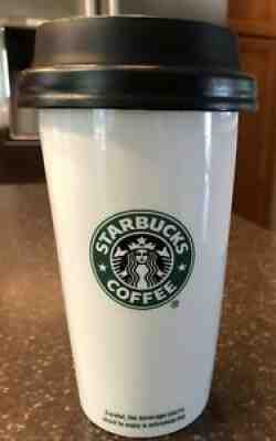 New 2009 Starbucks Coffee Old Siren Mermaid Logo Ceramic Travel Tumbler Mug 12oz - Sold on eBay Jul 13, 2021 for $14.00