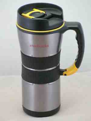 Starbuck Barista Carabiner Stainless Steel Travel Tumbler Coffee Mug 16 oz 2003 - Sold on eBay Aug 08, 2021 for $30.00