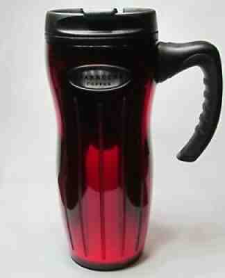 STARBUCKS RED GROOVY LUCY BARISTA COFFEE CUP TUMBLER TRAVEL MUG 16OZ/1.47L 2002 - Sold on eBay Aug 06, 2021 for $19.95