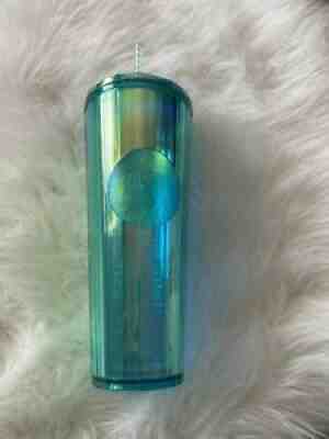 NEW Starbucks Summer 2021 Iridescent Dome Kaleidoscope Cold Cup Tumbler 24oz - Sold on eBay Sep 11, 2021 for $18.50