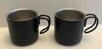 2 Starbucks Black Matte 2017 Holiday Limited Edition Stainless Steel 3oz Cups - Sold on eBay Sep 21, 2021 for $19.00