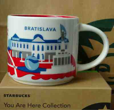 Starbucks City Mug Cup You are here Series YAH Bratislava Slovakia 14oz NEW - Sold on eBay Aug 11, 2021 for $49.95