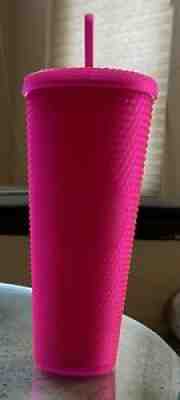 Starbucks Fall 2021 Neon Pink Studded 24 Oz Cold Cup Tumbler New Ready To Ship - Sold on eBay Sep 21, 2021 for $41.00
