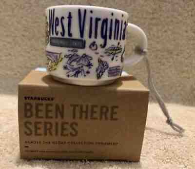 Starbucks West Virginia V1 - Been There Ornament- 2oz- *NOT A FULL SIZE MUG* - Sold on eBay Sep 20, 2021 for $28.99