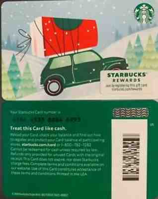 LOT OF 20 - 2020 STARBUCKS CHRISTMAS "RED CUP ON GREEN CAR" GIFT CARD #6184 - Sold on eBay Sep 15, 2021 for $19.99