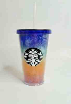 NEW STARBUCKS Floral Desert Rainbow Pride Grande Logo Cold Cup TUMBLER 16 Oz - Sold on eBay Jul 30, 2021 for $25.00