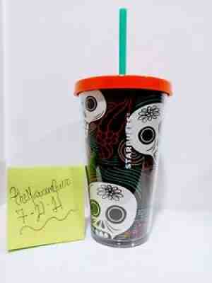 HTF Starbucks Skull Mexico Release Grande Halloween Goth Cup - Sold on eBay Jul 28, 2021 for $36.00