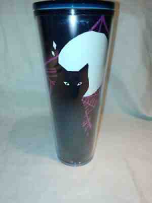 New 2021 Starbucks Glow in the Dark Full Moon & Black Cat Tumbler - Sold on eBay Sep 21, 2021 for $40.00