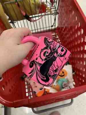 Starbucks Halloween Mug 14 oz black Cat Spider Neon Pink limited 2021 Coffee tea - Sold on eBay Sep 17, 2021 for $32.00