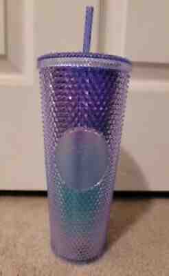 Starbucks Studded Blue Purple Ombre Mermaid Tumbler Cup Summer 2021 VENTI 24oz - Sold on eBay Sep 21, 2021 for $41.00