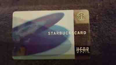 STARBUCKS 2003 HEAR MUSIC *SO Shiny MINT* 17 Years Old Never Swiped US Seller - Sold on eBay Jul 05, 2021 for $11.50