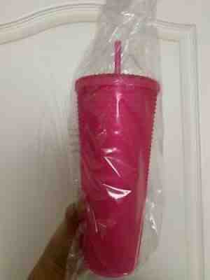 Neon Pink Soft Touch Starbucks Tumbler - Sold on eBay Sep 02, 2021 for $46.00