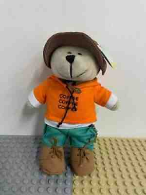 New China Starbucks 2021 Fisherman Hat Camp Climbing Plush Bear(without backpack - Sold on eBay Aug 01, 2021 for $27.00