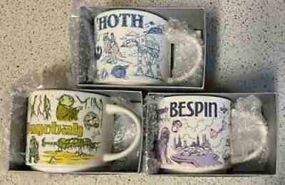 Star Wars Starbucks Been There Series 2020 set Hoth Bespin Dagobah - Sold on eBay Aug 21, 2021 for $299.00