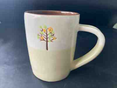 09 Hand Painted Starbucks Tree Of Life Autumn Mug / Cup Beige White 14 oz - Sold on eBay Sep 10, 2021 for $13.00