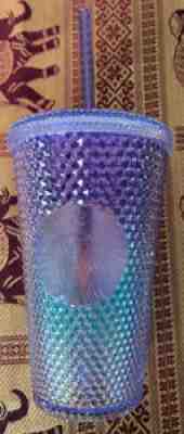 STARBUCKS 16 OUNCE BLUE/PURPLE OMBRE STUDDED BLING TUMBLER NEW AND UNUSED - Sold on eBay Jul 11, 2021 for $30.99