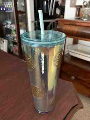 Starbucks 2020 Venti Tumbler. Gold Glitter Holiday Cup! - Sold on eBay Sep 21, 2021 for $25.00