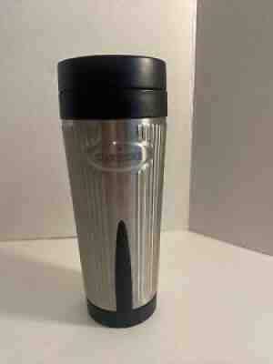 2002 16oz Starbucks Barista Stainless Steel Tumbler Travel Coffee Cup Black Lid - Sold on eBay Jul 03, 2021 for $15.99