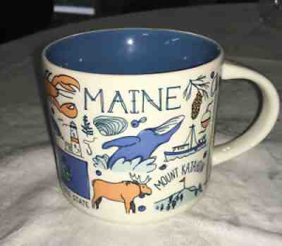 Starbucks Been There Series Coffee Mug 14 oz. 2019 Maine -Pine Tree State, Moose - Sold on eBay Sep 15, 2021 for $6.20