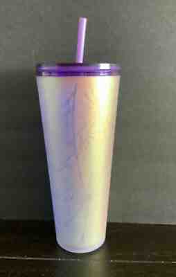 2021 STARBUCKS HALLOWEEN PURPLE WHITE FROSTED SPIDERWEB SPIDER WEB FOIL TUMBLER - Sold on eBay Sep 21, 2021 for $109.00