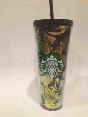 2021 STARBUCKS HALLOWEEN FOIL SPIDER WEB 24 OZ TUMBLER BNWT - Sold on eBay Sep 16, 2021 for $80.00