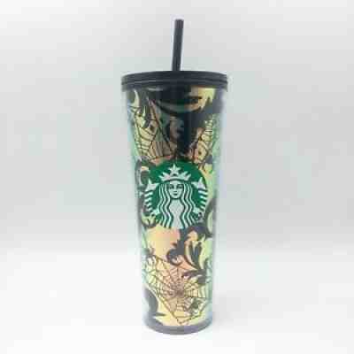 Starbucks Halloween 2021 Spider Web Foil 24 Oz Venti Tumbler NEW Limited Edition - Sold on eBay Sep 21, 2021 for $65.00