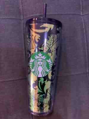 2021 STARBUCKS HALLOWEEN FOIL SPIDER WEB 24 OZ TUMBLER BNWT - Sold on eBay Sep 15, 2021 for $63.99