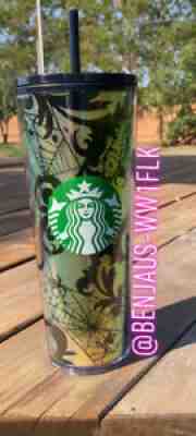 New Limited Edition Starbucks Halloween 2021 Spider Web Foil 24 Oz Tumbler HTF - Sold on eBay Sep 17, 2021 for $61.99