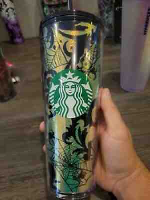 Starbucks Halloween 2021 Spider Web Foil Green 24 oz Venti Tumbler NEW - Sold on eBay Sep 21, 2021 for $61.99