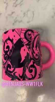 Starbucks Halloween Mug 14 oz black cat spider neon pink limited 2021 New - Sold on eBay Sep 21, 2021 for $36.99