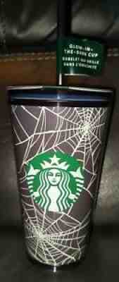 Starbucks Halloween 2021 Glow In The Dark Spider Web Cold Cup 16oz - Sold on eBay Sep 21, 2021 for $35.00