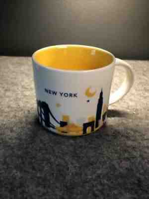 Starbucks New York Coffee Mug 2017 You Are Here Collection Yellow - Sold on eBay Aug 26, 2021 for $14.50