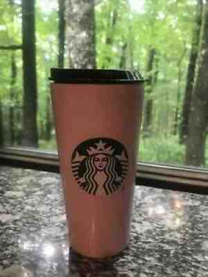 NEW! STARBUCKS Pink Stainless steel tumbler travel mug - Sold on eBay Aug 30, 2021 for $10.50